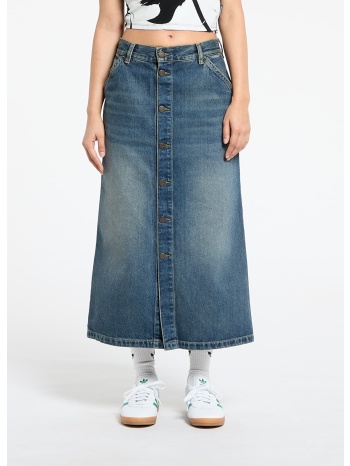 carhartt wip w` marvin skirt blue worn used wash m σε προσφορά