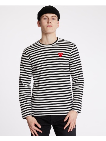 μπλουζάκι comme des garçons play long sleeve tee unisex
