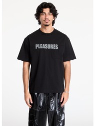 μπλουζάκι pleasures impact pocket heavyweight shirt black s