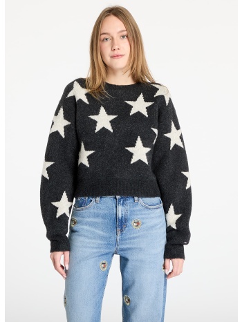 πουλόβερ tommy jeans star patern sweater black xs σε προσφορά