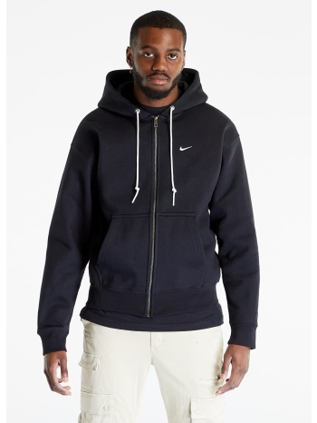 φούτερ nike solo swoosh full-zip hoodie unisex black/ white