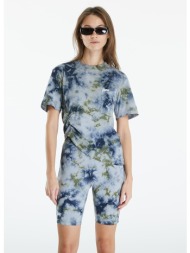 μπλουζάκι patta femme tie dye cropped ruched t-shirt quarry xs