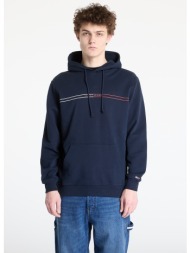 φούτερ tommy jeans regular entry graphic hoodie blue s