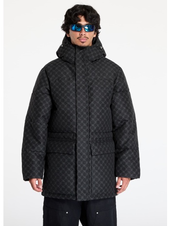 μπουφάν daily paper oba cotton monogram puffer black xs σε προσφορά