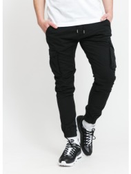 παντελόνια alpha industries cotton twill jogger black l