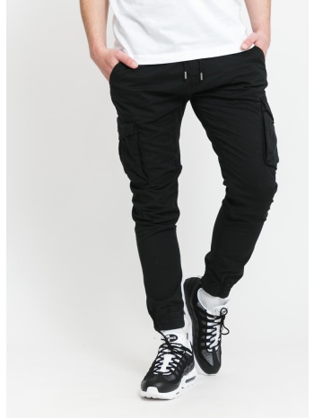 παντελόνια alpha industries cotton twill jogger black l σε προσφορά