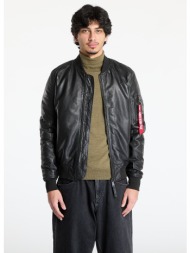 μπουφάν alpha industries inc. ma-1 leather black xxl