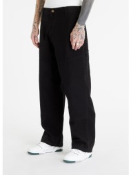 παντελόνια carhartt wip wide panel pant black rinsed xs