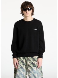 πουλόβερ palm angels classic logo emb sweater black/ off white s