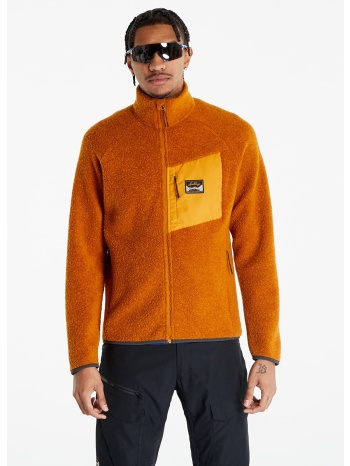 μπουφάν lundhags flok pile wool fleece jacket dark gold m