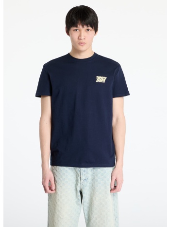 μπλουζάκι tommy jeans regular bubble back tee blue m σε προσφορά