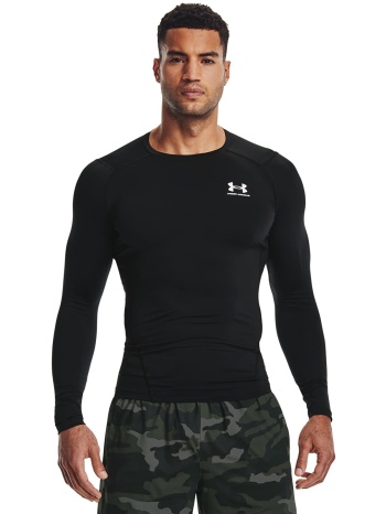 μπλουζάκι under armour hg armour comp ls black/ white xs σε προσφορά
