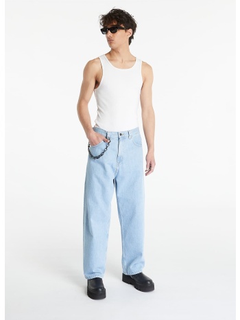 jeans carhartt wip brandon pant blue heavy stone bleached xs