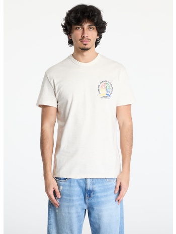 μπλουζάκι tommy jeans regular 4clr crest tee beige l σε προσφορά