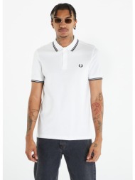 μπλουζάκι fred perry twin tipped short sleeve tee white l