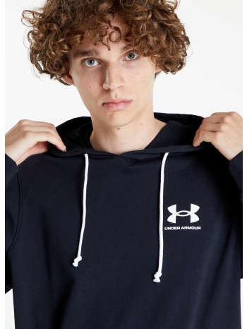 φούτερ under armour rival terry lc hoodie black/ onyx white σε προσφορά
