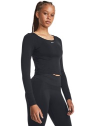 μπλουζάκι under armour train seamless ls black xs