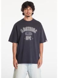 μπλουζάκι a bathing ape garment dye rhinestone logo relaxed fit short sleeve tee charcoal l