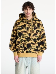 φούτερ a bathing ape 1st camo jacquard one point relaxed fit pullover hoodie unisex yellow s