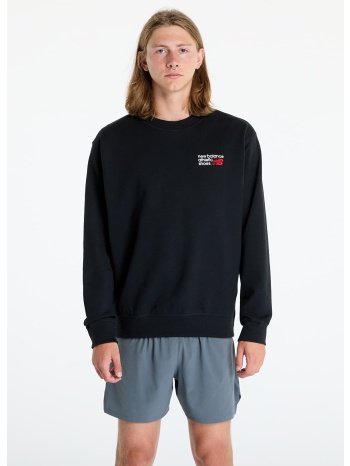 φούτερ new balance athletics premium logo crew black s σε προσφορά