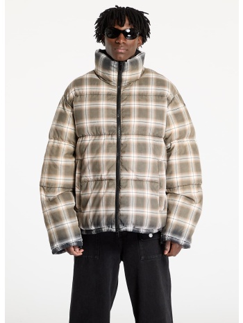 μπουφάν diesel w-ravell-check jacket black/ violet 46 σε προσφορά