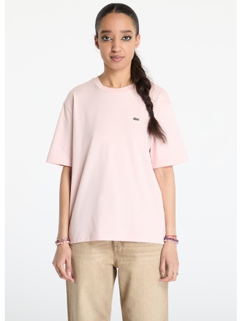 μπλουζάκι lacoste soft cotton t-shirt rose pale m σε προσφορά
