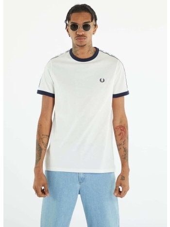 μπλουζάκι fred perry taped ringer t-shirt snow white m