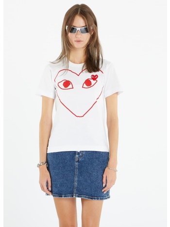 μπλουζάκι comme des garçons play heart logo short sleeve σε προσφορά