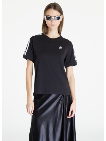 μπλουζάκι adidas 3 stripe tee black xs
