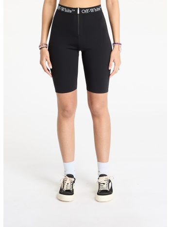 βερμούδες off-white logoband zipped shorts black l σε προσφορά