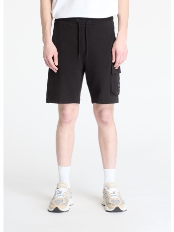 calvin klein jeans woven label short black l σε προσφορά