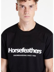 μπλουζάκι horsefeathers quarter t-shirt black s