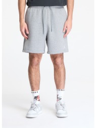 jordan brooklyn fleece men`s shorts carbon heather/ white m