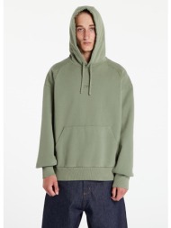 μπουφάν reebok uniform bi-material hooded forest green s
