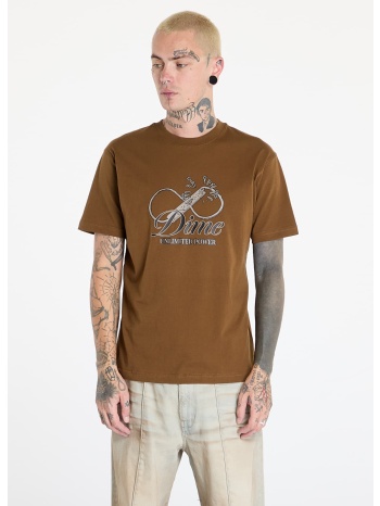 μπλουζάκι dime cursive power t-shirt unisex dark brown xs σε προσφορά
