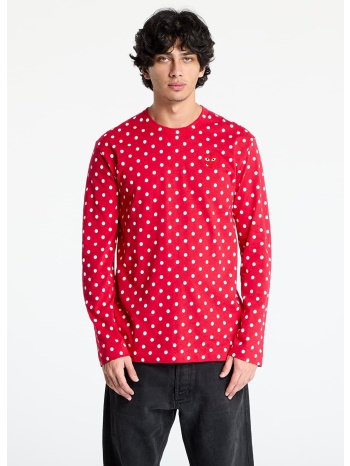 μπλουζάκι comme des garçons play heart logo long sleeve tee σε προσφορά