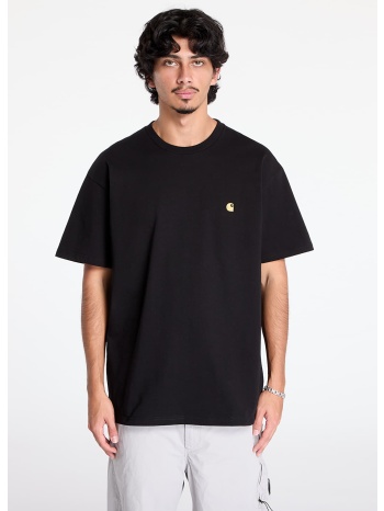 μπλουζάκι carhartt wip s/s chase t-shirt black/ gold m