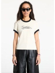 μπλουζάκι off-white off white script fitted tee white aspara s