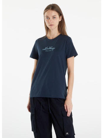 μπλουζάκι lundhags järpen logo t-shirt w deep blue xs