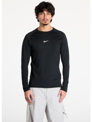μπλουζάκι nike pro warm men`s long-sleeve top black/ white m σε προσφορά