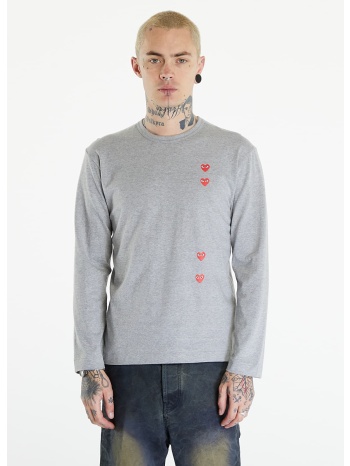 μπλουζάκι comme des garçons play long sleeve logo print σε προσφορά