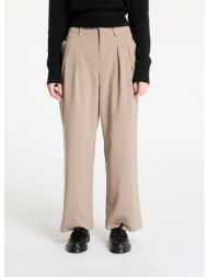 παντελόνια calvin klein jeans tailored wide leg pants gray 25