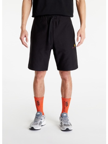 βερμούδες carhartt wip american script sweat short black m