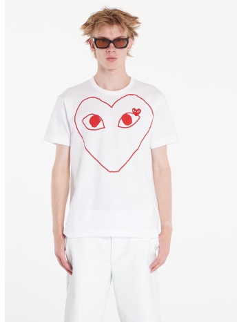 μπλουζάκι comme des garçons play heart logo short sleeve