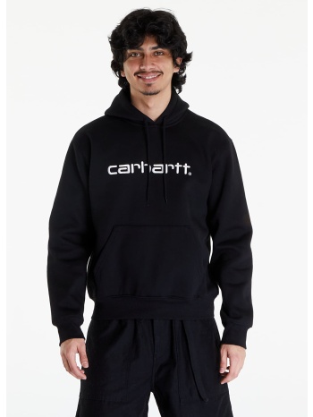 φούτερ carhartt wip hooded carhartt sweat black/ white s