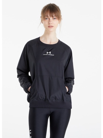 φούτερ under armour rush woven crew black/ white s σε προσφορά