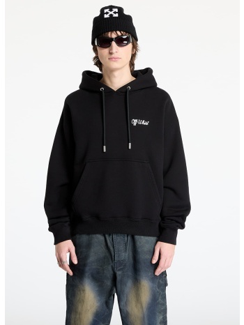 φούτερ off-white script skate hoodie black/ white m σε προσφορά