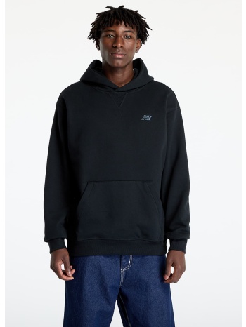 φούτερ new balance athletics french terry hoodie black s σε προσφορά