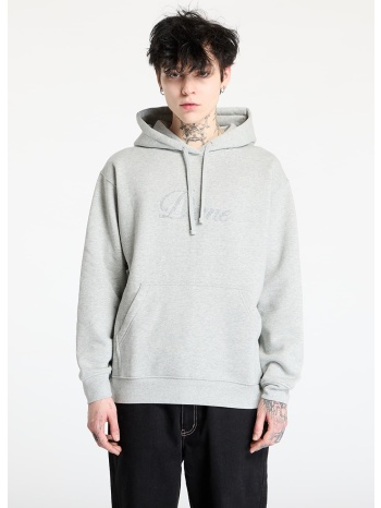 φούτερ dime cursive logo hoodie unisex heather gray l σε προσφορά