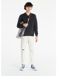 πουλόβερ comme des garçons play pullover knit charcoal s
